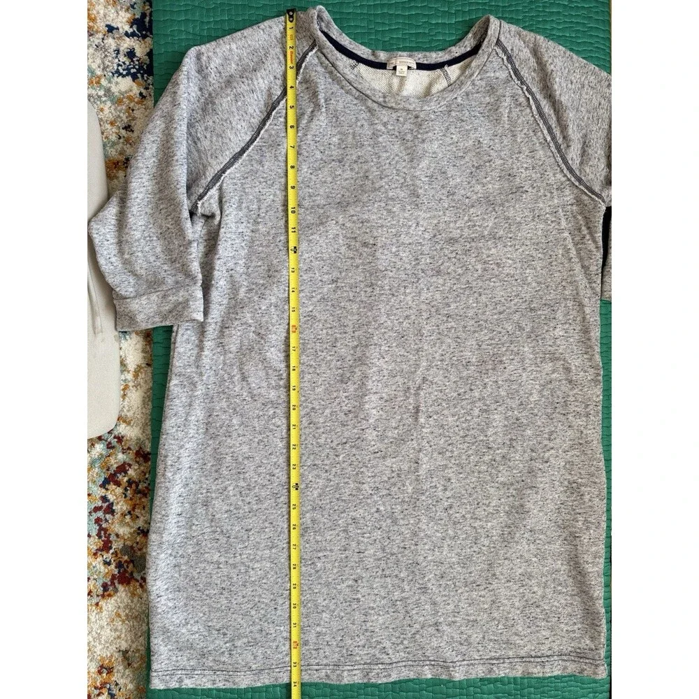 Vintage Y2K Gap Women's XL Gray Sweater Sweatshirt Dress Coastal Preppy Casual - Picture 4 of 14